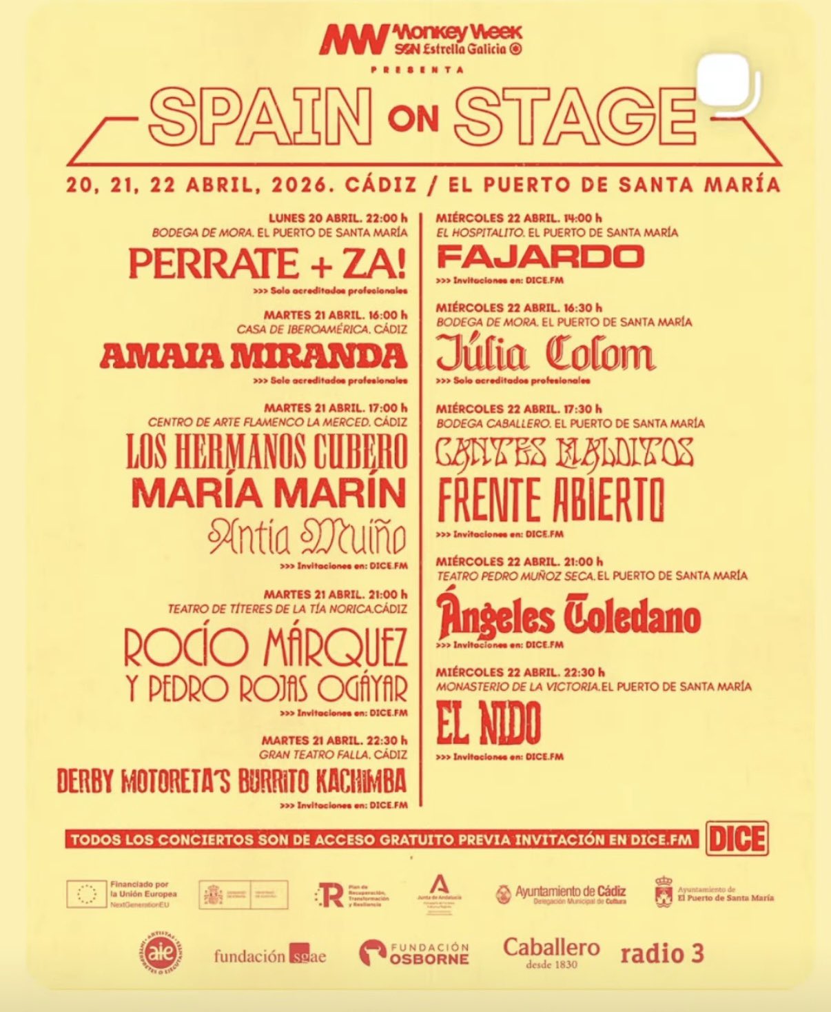 Amaia Miranda actúa en la Casa para los participantes de ‘Spain On Stage’